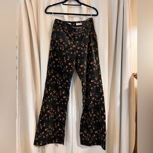 Anthropologie velvet pants